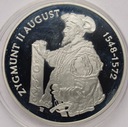 10 zł złotych 1996 Zygmunt II August PÓŁPOSTAĆ