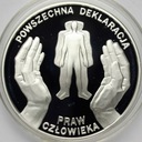 10 zł złotych 1998 Deklaracja Praw Człowieka