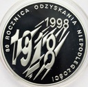 10 zł złotych 1998 R. Odzyskania Niepodległości