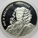 10 zł złotych 2000 Jan II Kazimierz POPIERSIE