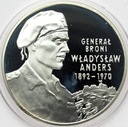 10 zł złotych 2002 Generał Władysław Anders