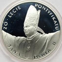 10 złotych 1998 Jan Paweł II 20-lecie pontyfikatu