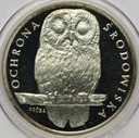 PRÓBA 1000 zł złotych 1986 Ag, Sowa RZADKA
