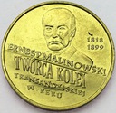 2 zł złote 1999 Ernest Malinowski Peru
