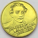 2 zł złote 1999 Juliusz Słowacki