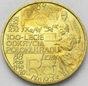 2 zł złote 1998 Skłodowska Polon i rad