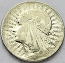 5 zł złotych 1932 Głowa kobiety Polonia SREBRO
