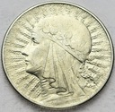 5 zł złotych 1934 Głowa kobiety Polonia SREBRO