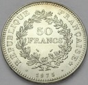 Francja 50 Franków 1975, SREBRO