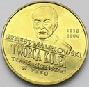 2 zł złote 1999 Ernest Malinowski Peru