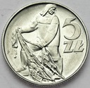 5 zł pięć złotych z Rybakiem 1974 Rybak