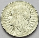 5 zł złotych 1934 Głowa kobiety Polonia SREBRO