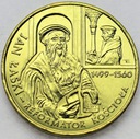 2 zł złote 1999 Jan Łaski Reformator Kościoła