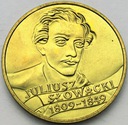 2 zł złote 1999 Juliusz Słowacki