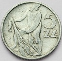 5 zł pięć złotych z Rybakiem 1958 Rybak