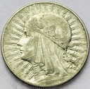 5 zł złotych 1932 Głowa kobiety Polonia SREBRO