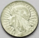 5 zł złotych 1934 Głowa kobiety Polonia SREBRO