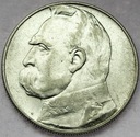10 zł złotych 1937 Józef Piłsudski SREBRO