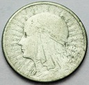 2 zł złote 1934 Głowa kobiety, Polonia SREBRO