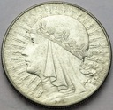 10 zł złotych 1932 Głowa kobiety Polonia ŁADNA