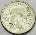 2 zł złote 1932 Głowa kobiety, Polonia SREBRO