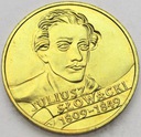 2 zł złote 1999 Juliusz Słowacki