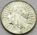 5 zł złotych 1934 Głowa kobiety Polonia SREBRO