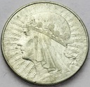 10 zł złotych 1933 Głowa kobiety Polonia SREBRO