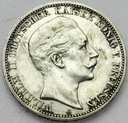 Niemcy 3 Marki Drei Mark 1908 A. Prusy