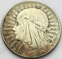 5 zł złotych 1933 Głowa kobiety Polonia SREBRO