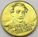 2 zł złote 1999 Juliusz Słowacki