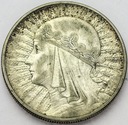 10 zł złotych 1932 Głowa kobiety Polonia SREBRO