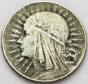 5 zł złotych 1934 Głowa kobiety Polonia SREBRO