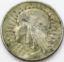 10 zł złotych 1933 Głowa kobiety Polonia SREBRO
