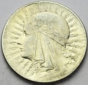 5 zł złotych 1934 Głowa kobiety Polonia SREBRO