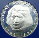 100 zł złotych 1978 Adam Mickiewicz SREBRO