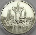 100000 zł złotych 1990 Solidarność TYP A SREBRO