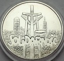 100000 zł złotych 1990 Solidarność TYP A SREBRO