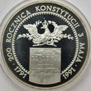 200000 zł złotych 1991 Konstytucja 3 Maja