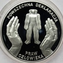 10 zł złotych 1998 Deklaracja Praw Człowieka