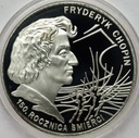 10 zł złotych 1999 Fryderyk Chopin Szopen
