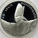 10 złotych 1998 Jan Paweł II 20-lecie pontyfikatu