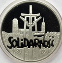 100000 zł 1990 Solidarność MAŁA GRUBA RZADKA
