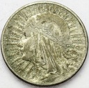 10 zł złotych 1932 Głowa kobiety Polonia SREBRO