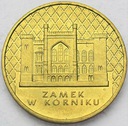 2 zł złote 1998 Zamek w Kórniku