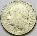 5 zł złotych 1934 Głowa kobiety Polonia SREBRO