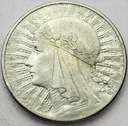 10 zł złotych 1932 Głowa kobiety Polonia SREBRO
