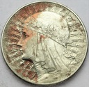 10 zł złotych 1933 Głowa kobiety Polonia SREBRO