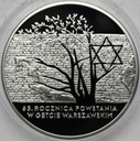 20 zł złotych 2008 Powstanie Getto Warszawskie