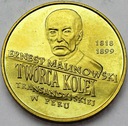 2 zł złote 1999 Ernest Malinowski Peru